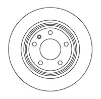 NF PARTS Тормозной диск 201530NF